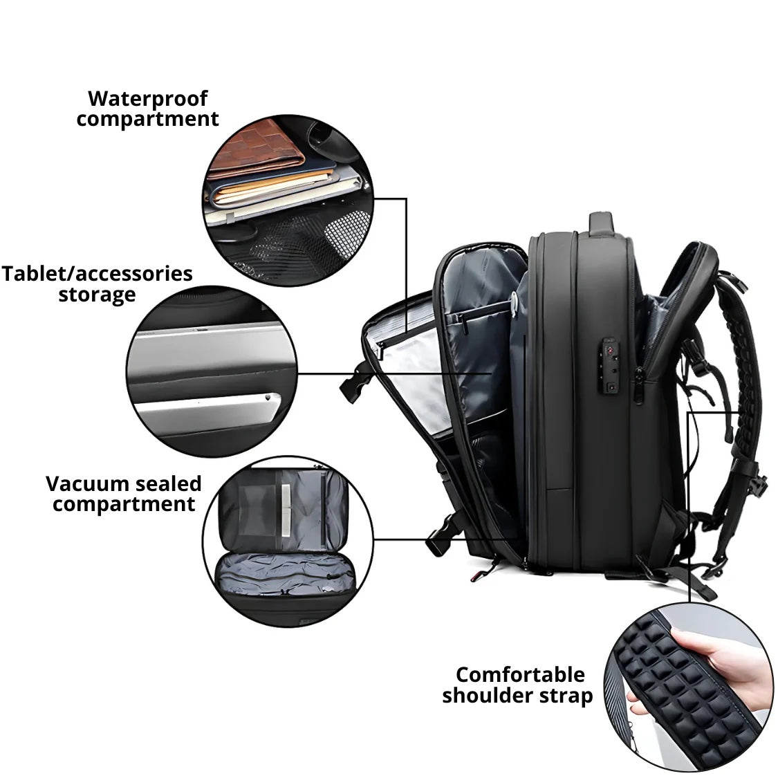 Revive™- Vacuum Travel Backpack